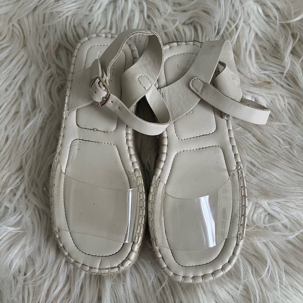 Elegant White Espadrille Sandals